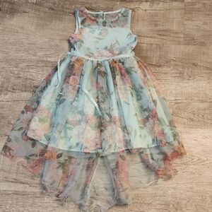 Zunie Pastel Floral Kids Dress